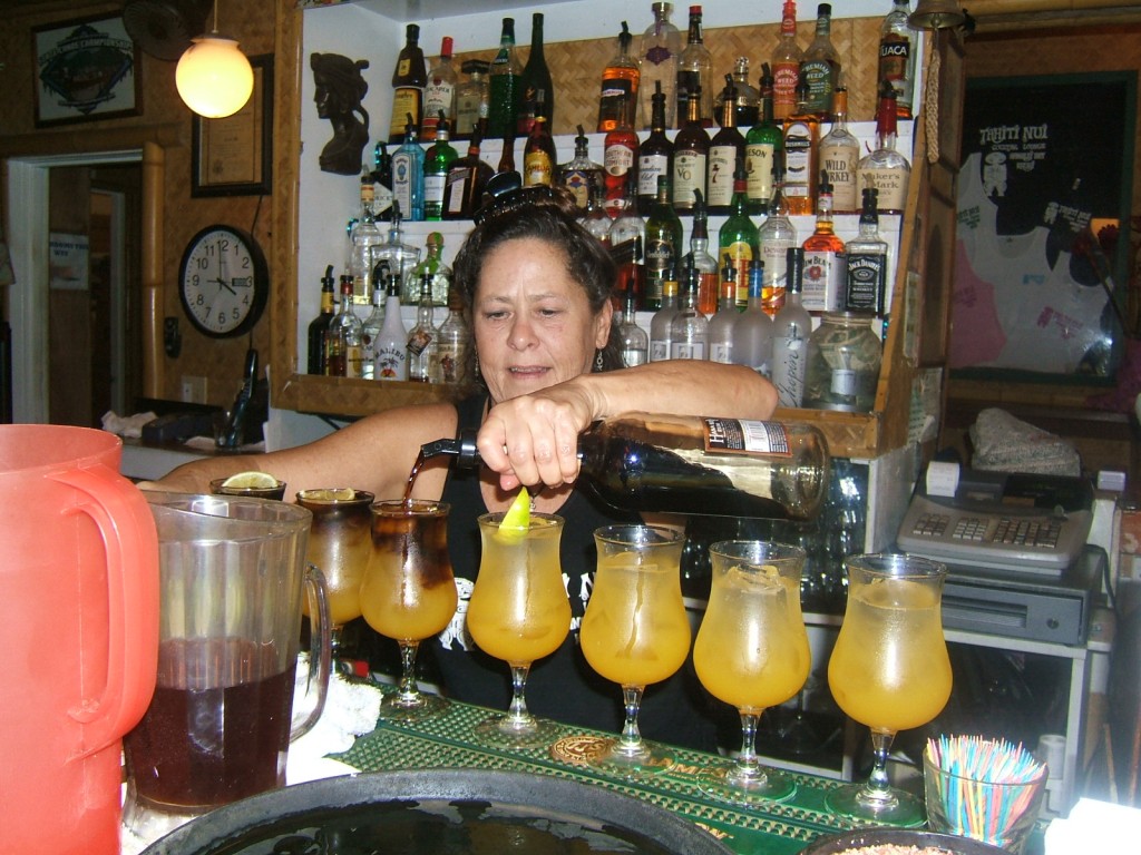 The famous Julia W. of "The Nui" whips up some Mai Tais!